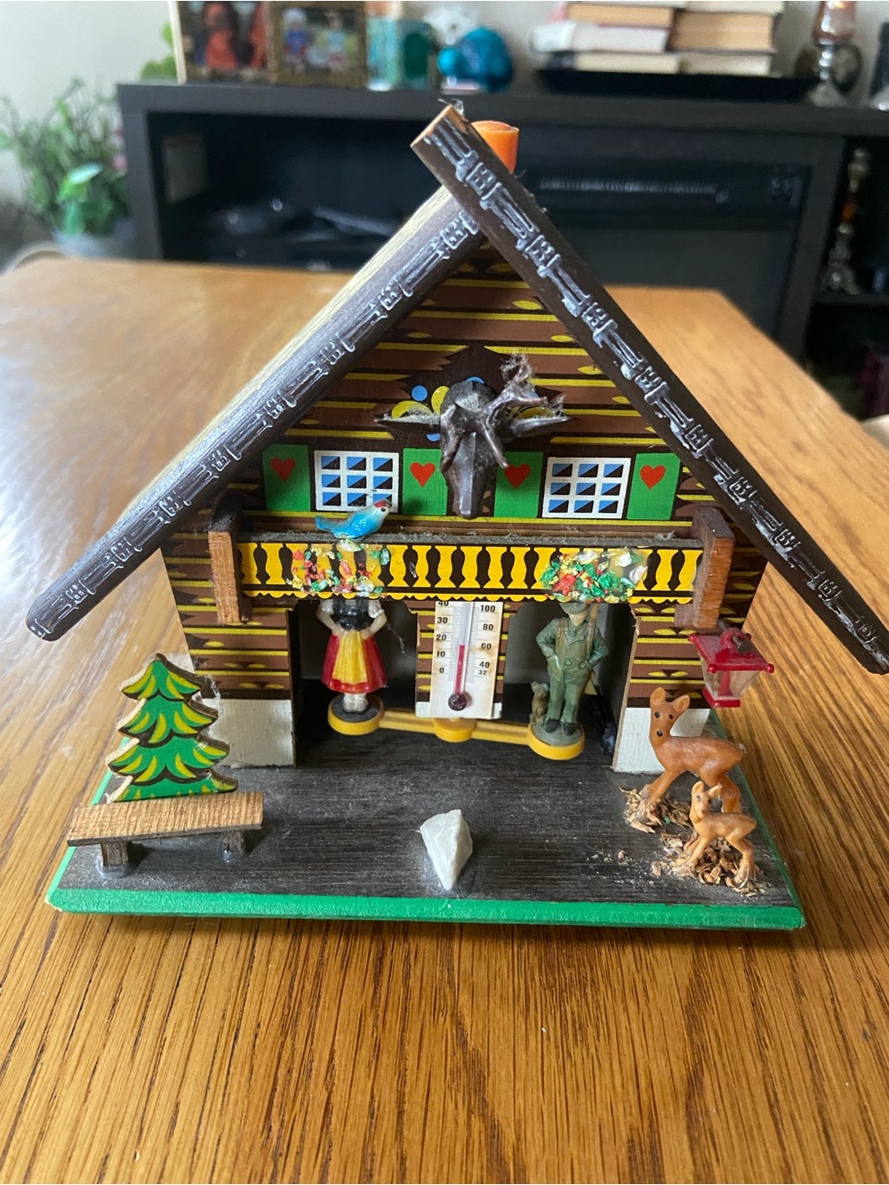 Vintage Toggili Weather House- German Folk Art
